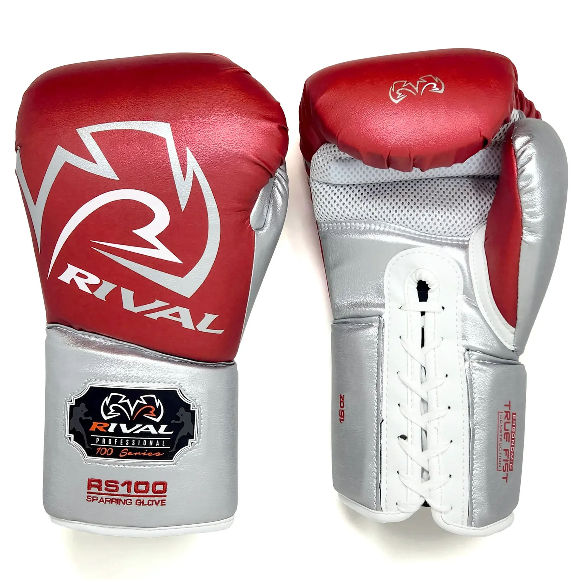 RIVAL Boxing RS100 Pro Lace-Up Sparring Gloves 16 oz. Small